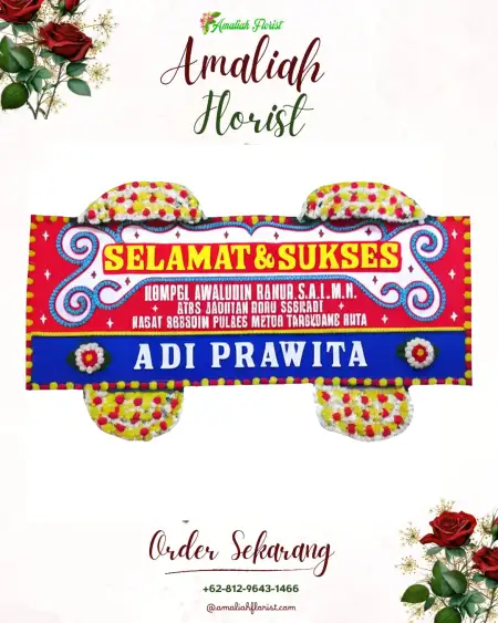 Papan Bunga Ucapan Selamat Tlogopucang